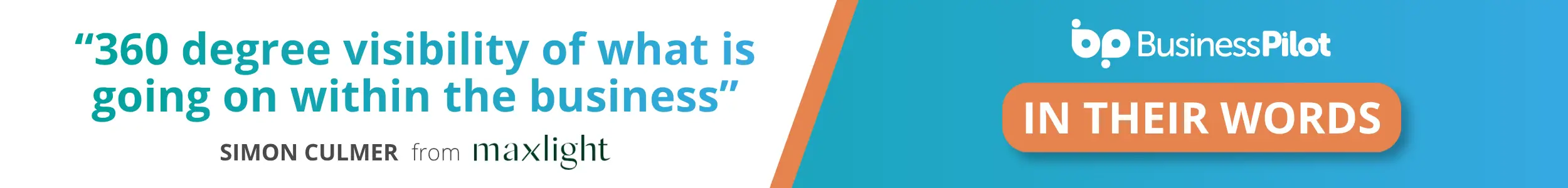 Business Pilot Top Wrap Banner