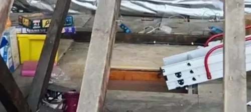 Down The Hatch – Roofer Rues Fall From Loft