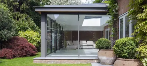 Everglade Windows' enhanced aïr 400SS Plus Aluminium Minimal Frame Sliding Door with slim aluminium frames and improved thermal performance.