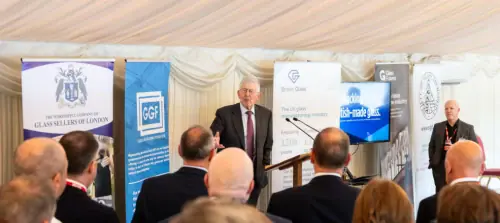 Lord Foster at UK Glass and Glazing Parliamentary reception